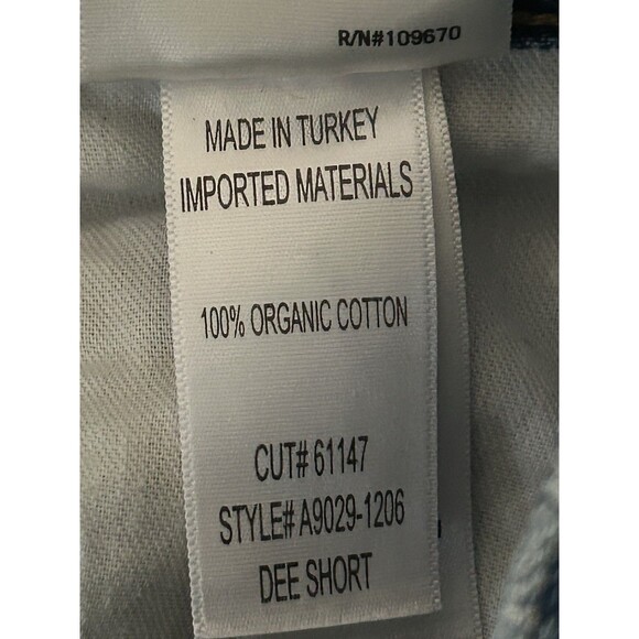 Agolde Parker Vintage Cut Off Denim Shorts In Swapmeet Size 27 Country Boho - Picture 7 of 9